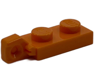 LEGO Orange Scharnier Platte 1 x 2 Verriegeln mit Single Finger auf Ende Vertikale ohne untere Nut (44301 / 49715)