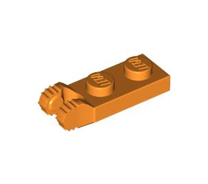 LEGO Orange Hinge Plate 1 x 2 with Locking Fingers without Groove (44302 / 54657)