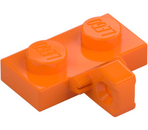 LEGO Orange Hinge Plate 1 x 2 with Vertical Locking Stub with Bottom Groove (44567 / 49716)