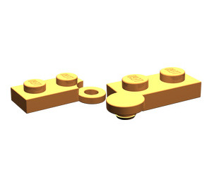 LEGO Orange Hinge Plate 1 x 4 (1927 / 19954)