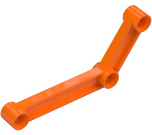 LEGO orange Link 1 x 9 Bøjet med Tre Huller (28978 / 64451)