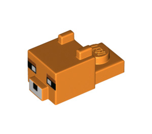 LEGO Orange Minecraft Fox Head (67028)
