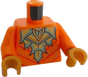 LEGO Oranje Minifiguur Torso Lady van Pain (973)