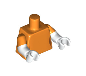 lego minifigure orange torso