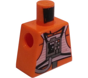 LEGO Oransje Minifigur Overkropp uten armer med Rebel Pilot (973)