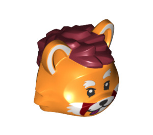 LEGO Orange Minifigure Creature Head (75374)