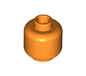 LEGO Orange Minifigure Head (Safety Stud) (3626 / 88475)