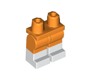 LEGO Orange Minifigure Hips and Legs with White Boots (3815 / 21019)