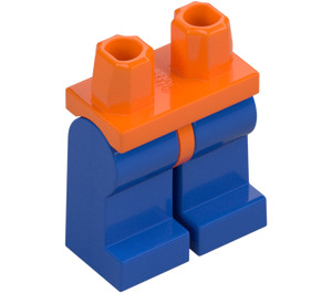 LEGO Orange Minifigur Hüften mit Blau Beine (73200 / 88584)