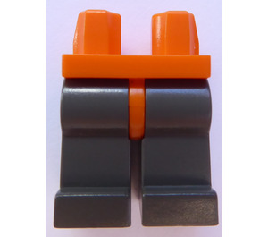 LEGO Oranje Minifiguur Heupen met Dark Grijs Poten (3815 / 73200)