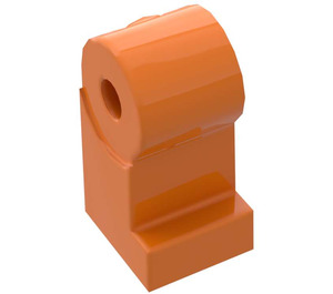 LEGO Orange Minifigure Bein, Links (3817)