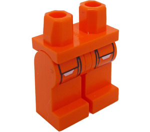 LEGO Orange Minifigurine Jambes avec De Face Cargo Pockets (73200 / 103154)