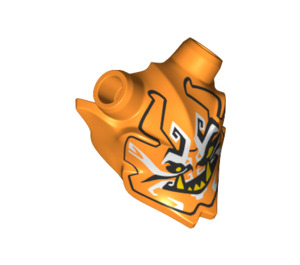 LEGO Pomarańczowy Oni Przyłbica z Maska z Deception (37601)