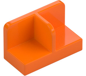 LEGO Arancione Pannello 1 x 2 x 1 con Sottile Central Divider e Angoli arrotondati (18971 / 93095)