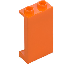 LEGO Orange Panel 1 x 2 x 3 med sidostöd - ihåliga knoppar (35340 / 87544)