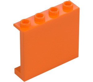 LEGO Arancione Pannello 1 x 4 x 3 con supporti laterali, bottoncini cavi (35323 / 60581)