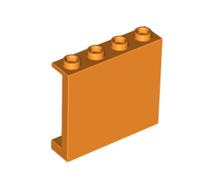 LEGO Orange Panel 1 x 4 x 3 mit Seitenstützen, Hohlbolzen (35323 / 60581)