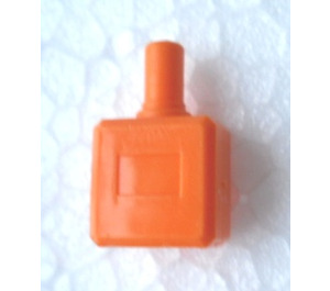 LEGO Orange Perfume Bottle with Rectangular Base