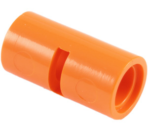 LEGO Oranje Pin Joiner Ronde met sleuf (29219 / 62462)