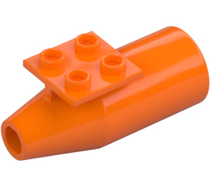 LEGO Orange Flugzeug Düsentriebwerk (4868)