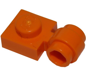 LEGO Orange Platte 1 x 1 mit Clip (Dicker Ring) (4081 / 41632)