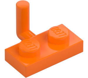 LEGO orange Plade 1 x 2 med Krog (5mm vandret arm) (43876 / 88072)