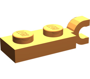 LEGO Oranje Plaat 1 x 2 met Horizontale Klem Aan Einde (42923 / 63868)