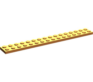 LEGO Orange Plate 2 x 16 (4282)