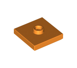 LEGO Orange Plate 2 x 2 with Groove and 1 Center Stud (23893 / 87580)