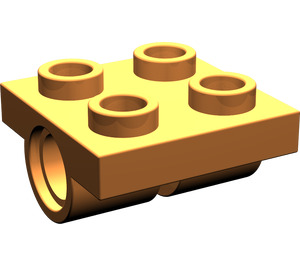 LEGO Orange Plate 2 x 2 with Holes (2817)