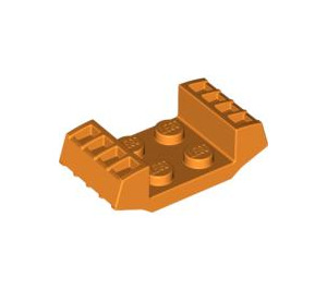 LEGO Orange Platte 2 x 2 mit Raised Grilles (41862)