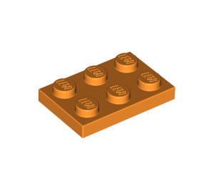 LEGO Orange Plate 2 x 3 (3021)