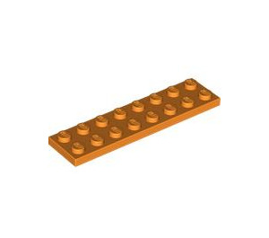 LEGO Orange Plate 2 x 8 (3034)