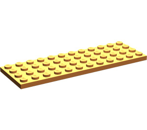 LEGO Orange assiette 4 x 12 (3029)