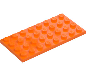 LEGO Oransje Plate 4 x 8 (3035)