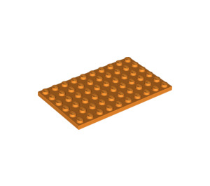 LEGO orange Plade 6 x 10 (3033)