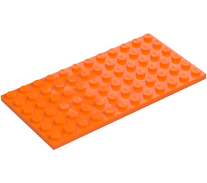 LEGO Naranja Placa 6 x 12 (3028)