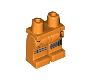 LEGO Orange Poe Dameron Minifigure Hüften und Beine (3815 / 50104)