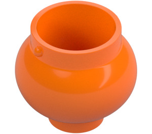 LEGO Oransje Pot / Cauldron med Håndtak Holders (79807 / 98374)