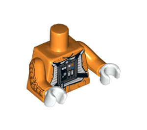 LEGO Oranje Rebel Snowspeeder Minifig Torso (973 / 88585)