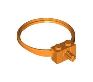 LEGO Orange Ring / Hoop mit Achse (43373)