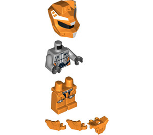 LEGO Orange Roboter Sidekick Minifigur