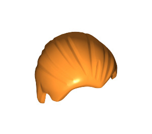 LEGO Oranje Kort gekamd Haar (92081)
