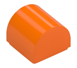 LEGO Orange Slope 1 x 1 Curved (49307)