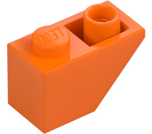 LEGO Orange Pente 1 x 2 (45°) Inversé (3665)