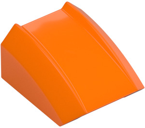 LEGO Orange Slope 1 x 2 x 2 Curved (30602 / 47904)