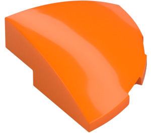 LEGO Orange Slope 1 x 3 x 3 Curved Round Quarter  (76797)