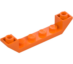 LEGO Naranja Con pendiente 1 x 6 (45°) Doble Invertido con Open Centro (52501)