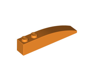 LEGO Orange Pente 1 x 6 Incurvé (41762 / 42022)