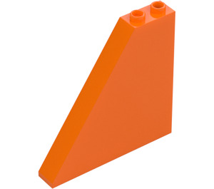 LEGO Orange Pente 1 x 6 x 5 (55°) avec porte-tenon inférieur (2937)